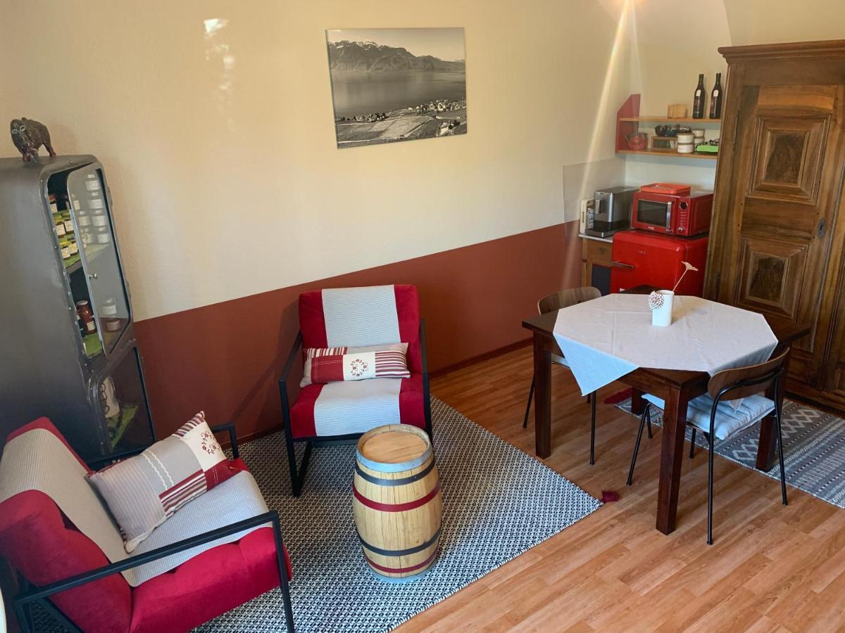 La Gremillette Gourmande Lavaux Apartment Rivaz Екстериор снимка