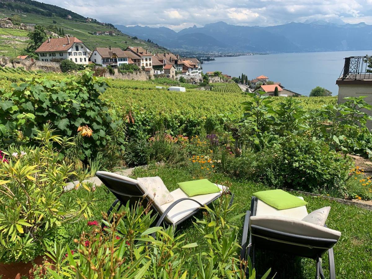 La Gremillette Gourmande Lavaux Apartment Rivaz Екстериор снимка